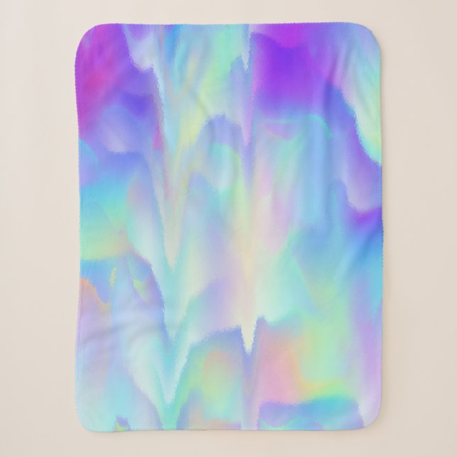 Couverture Sherpa Couleurs Unicorne (Devant)