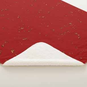 Couverture Sherpa Coup De Feu Rouge Sur Votre Photo