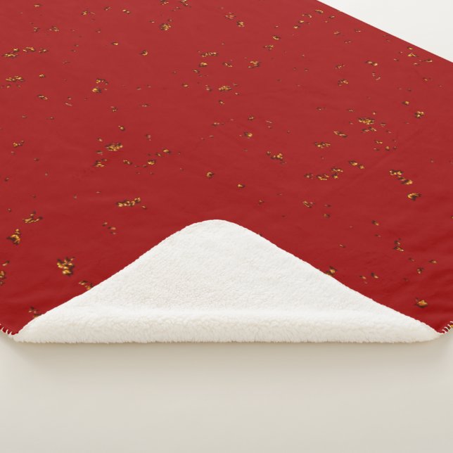Couverture Sherpa Coup De Feu Rouge Sur Votre Photo (3/4)