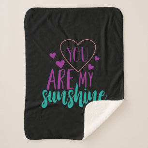 Couverture Sherpa Couple Art Vous Êtes Mon Soleil