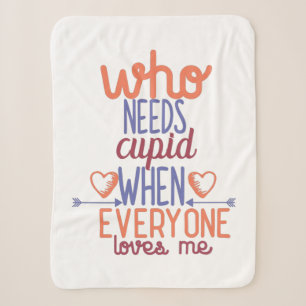 Couverture Sherpa Couple Everyone Loves Me