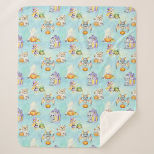 Couverture Sherpa Crânes à sucre Sherpa Blanket