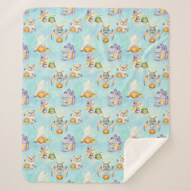 Couverture Sherpa Crânes à sucre Sherpa Blanket (Devant)