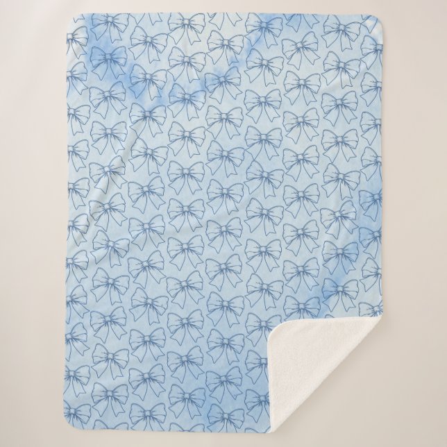 Couverture Sherpa Cravate (Devant)