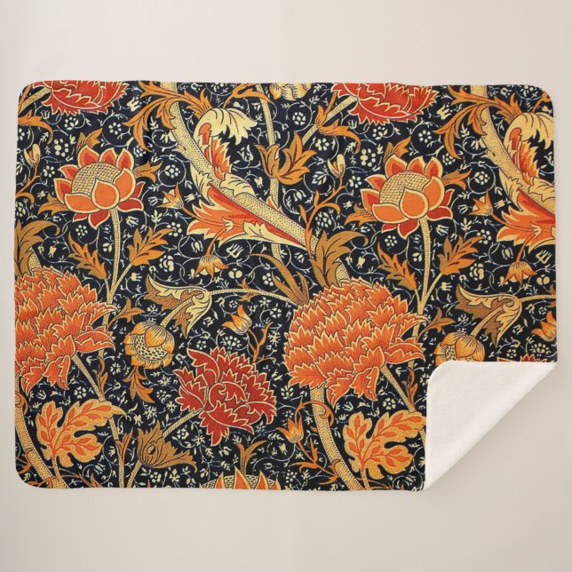 Couverture Sherpa Cray, un beau dessin de William Morris, (Devant (Horizontal))