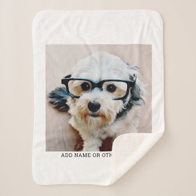 Couverture Sherpa Créer votre propre Galerie de photos simple bordur (Devant)