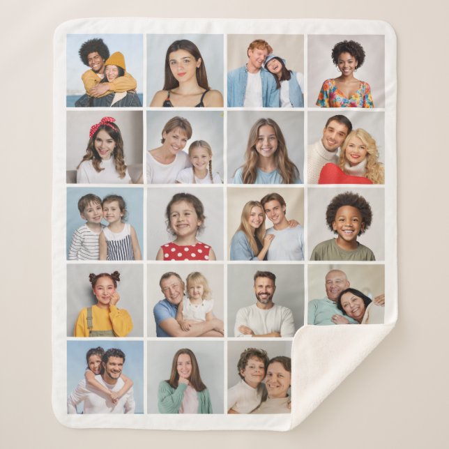 Couverture Sherpa Créez votre propre collection de photos 20 (Devant)