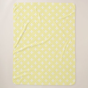 Couverture Sherpa Crème Cottage Sud Fleur de Lys