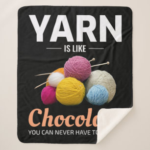 Couverture Sherpa Crochet Crochet Tricot chocolat Crochet