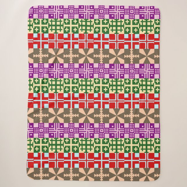Couverture Sherpa Croix chrétienne Motif 1 (Devant)