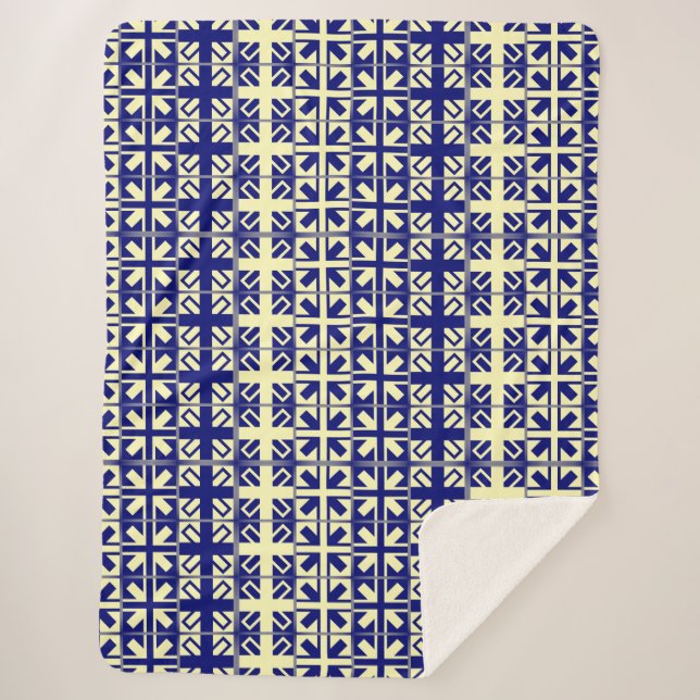Couverture Sherpa Croix chrétienne Motif 2 (Devant)