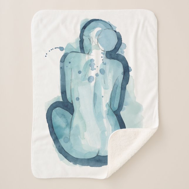 Couverture Sherpa Croquis Serena (Devant)