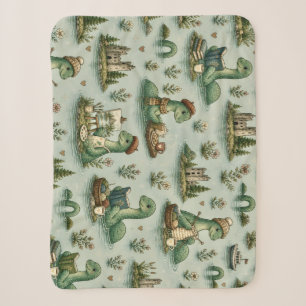 Couverture Sherpa Cryptides cosy Nessie Monstre du Loch Ness loisirs