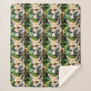 Couverture Sherpa Cunning Fennec Fox,
