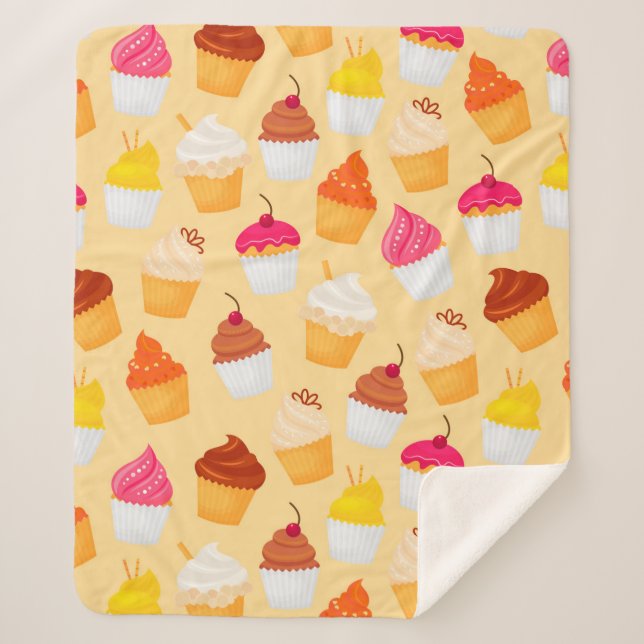 Couverture Sherpa Cupcakes (Devant)