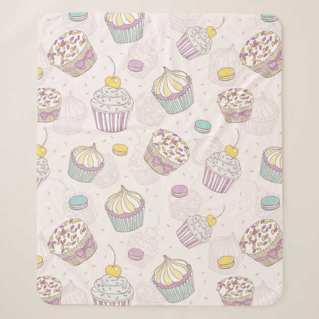 Couverture Sherpa Cupcakes (Devant)