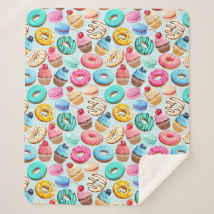 Couverture Sherpa Cupcakes Sherpa Blanket