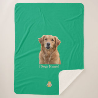 Couverture Sherpa Custom Photo Dog Memorial Sherpa Blanket