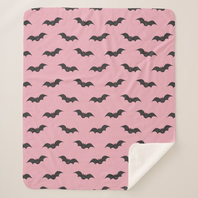 Couverture Sherpa Cute chauve (Devant)