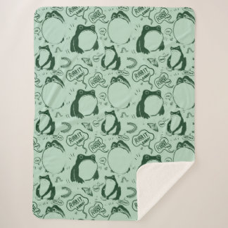 Couverture Sherpa Cute Grenouille Blanket - Grenouille triste - Japo
