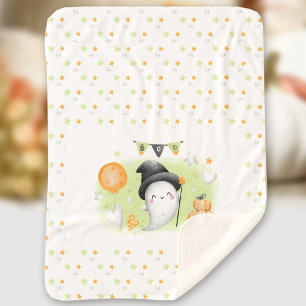 Couverture Sherpa Cute Halloween Baby Sherpa Blanket