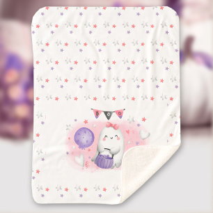 Couverture Sherpa Cute Halloween Baby Sherpa Blanket Girl