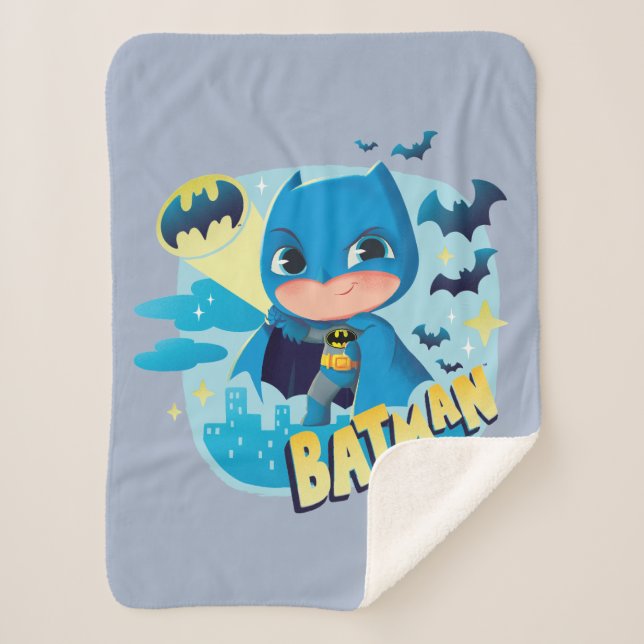 Couverture Sherpa Cuter than mignon Batman (Devant)