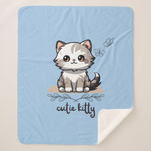 Couverture Sherpa Cutie Kitty