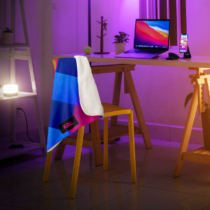 Couverture Sherpa Cyberpunk Quilt futuriste vibrant - ajouter des in