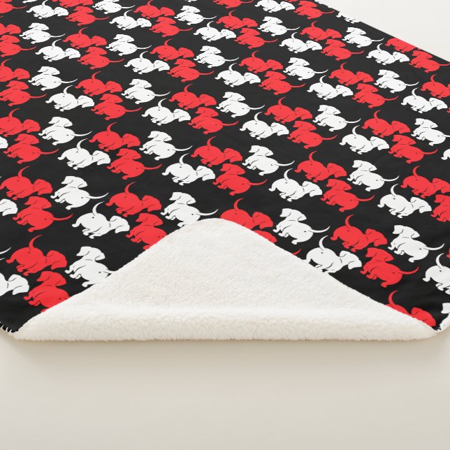 Couverture Sherpa Dachshund Chiens Cadeaux (3/4)