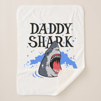 Couverture Sherpa Daddy Shark - Grand Blanc
