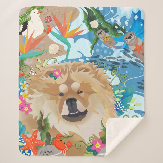 Couverture Sherpa DAEJA FABRIQUER VAGUES moyennement sherpa couvertu (Devant)