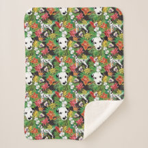 Dalmatie Tropical Floral Jungle Motif