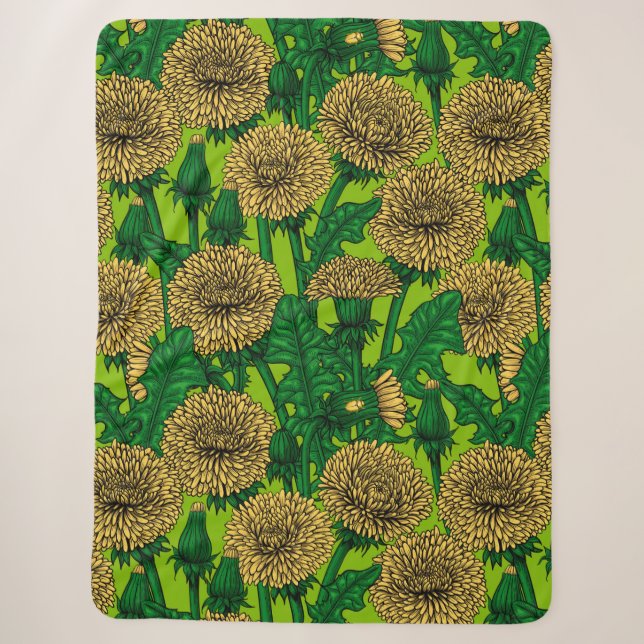 Couverture Sherpa Dandelions (Devant)