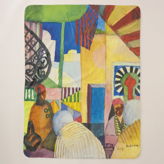 Couverture Sherpa Dans le bazar | Auguste Macke | (Devant)