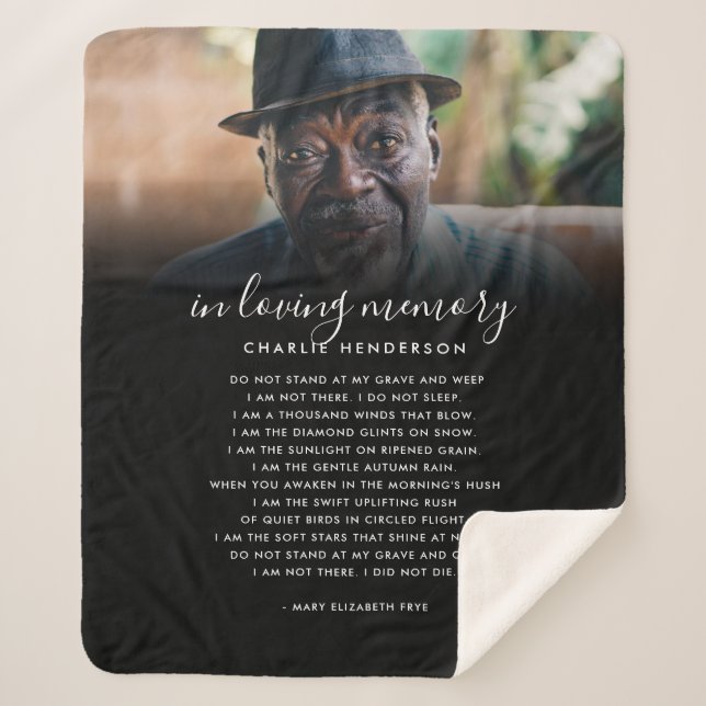 Couverture Sherpa Dans Love Nom Mémoire, Citation Personnalisée/Poèm (Devant)