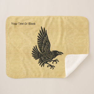 Couverture Sherpa Danse Norse Raven
