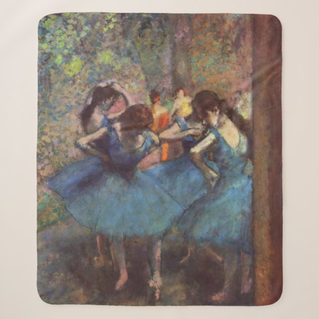 Couverture Sherpa Danseurs - Edgar Degas - 1890 (Devant)