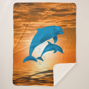 Couverture Sherpa Dauphins