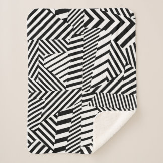 Couverture Sherpa Dazzle Camouflage