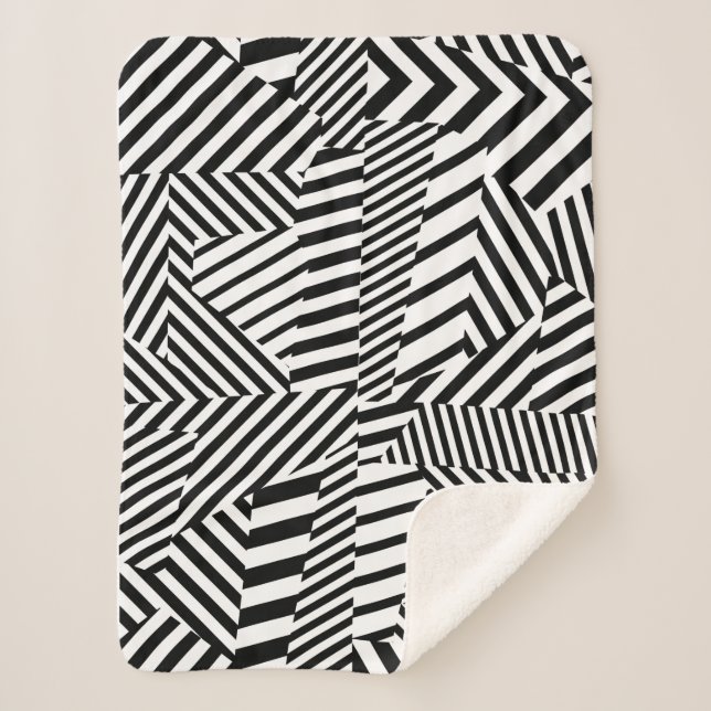 Couverture Sherpa Dazzle Camouflage (Devant)