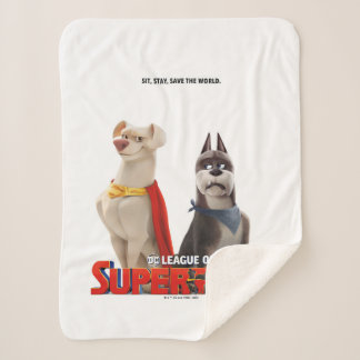 Couverture Sherpa DC League of Super-Pets Theatrical Art