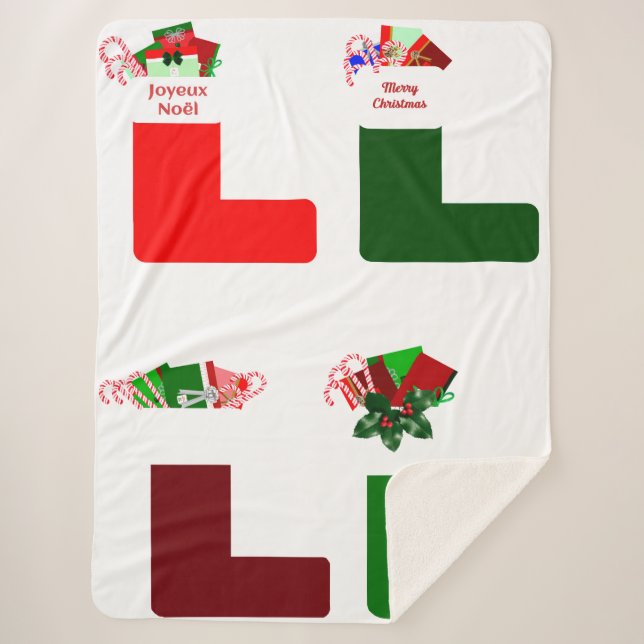 Couverture Sherpa de Noël (Devant)