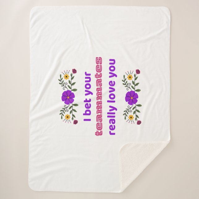 Couverture Sherpa de piste de hockey Couverture Co (Devant)