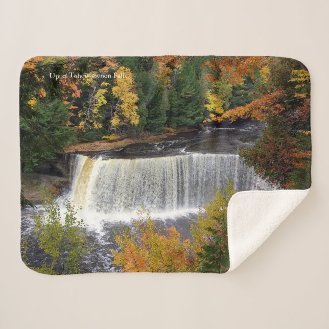 Couverture sherpa de Upper Tahquamenon Falls (Devant (Horizontal))