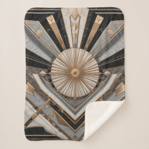 Couverture Sherpa Déco Luxueux