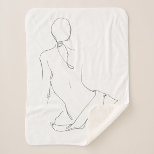 Couverture Sherpa Découpe gestuelle