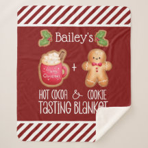 Dégustation de cacao chaud et de biscuits