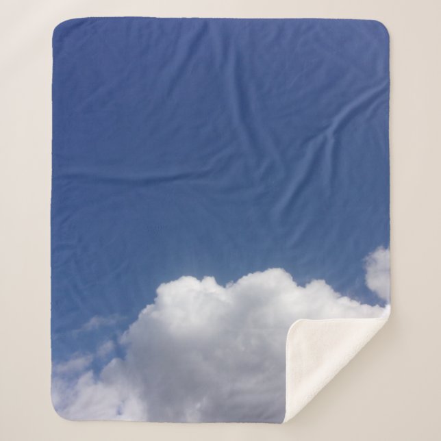 Couverture Sherpa DESIGN DE NUAGES Sherpa Blanket (Devant)