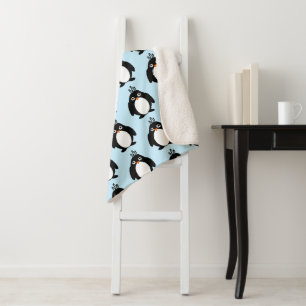 Couverture Sherpa Design de pingouin